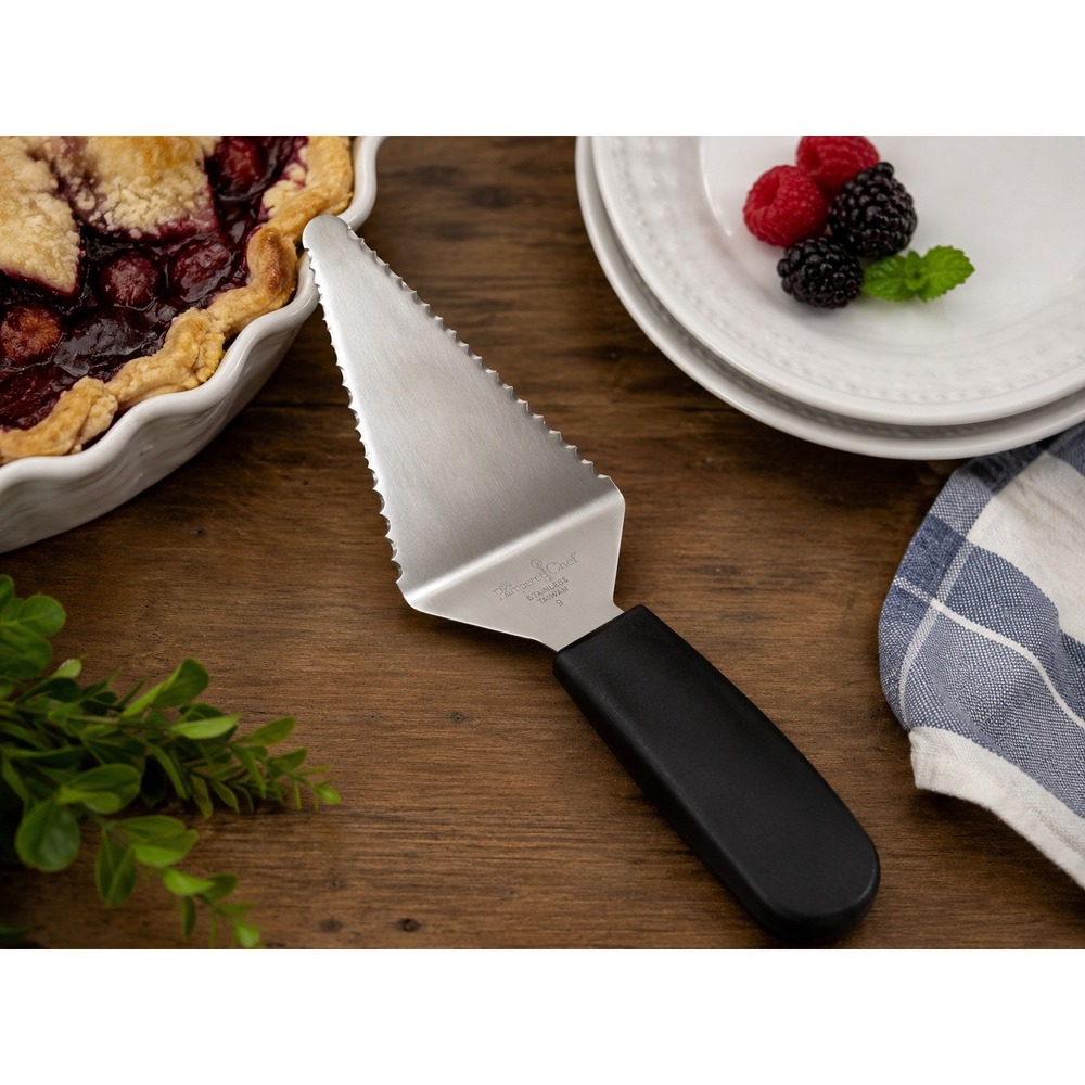 Vintage Pampered Chef Slice N Serve Serrated Pie Cake Cut Server Kitchen Tool